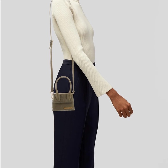 Embossed Suede Le Chiquito Mini Bag Jacquemus - Picture 3 of 7